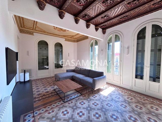 LUXURIOUS AND SPACIOUS APARTMENT FOR RENT – LIGHT, COMFORT & AUTHENTIC CATALAN DESIGN