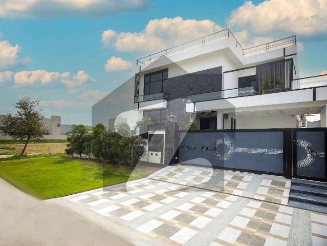 Luxurious Double Unit 1 Kanal Brand New Bungalow For Sale In DHA Lahore Phase 7 Available With 6 Master Beds, Elegant Marble Flooring, Dual Kitchens &Amp  Spacious Living With 4 Car Parking At 720 Lac Negotiable
