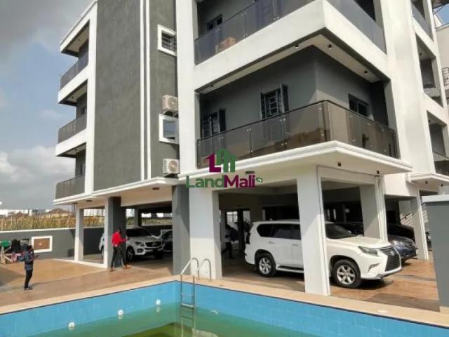 Luxurious Fully Serviced 2 Bedroom Apartment With Pool at Ikate, Lekki