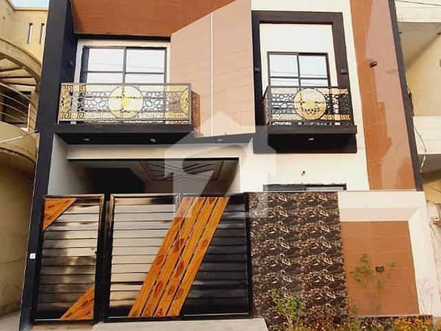 Luxurious House Corner 4 Marla Modern Front Elevation For Sale In AL Hafeez Garden