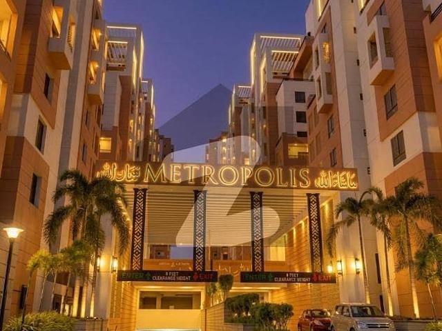 Luxury 3 Bed DD Apartment For Sale In Metropolis Residency Karachi | Leased | Possession In 3 Months