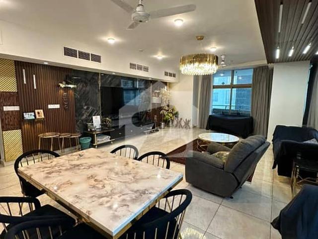 Luxury 3 Bedroom Furnished Apartment For Sale Emaar Oceanfront Pearl Tower 3 Partial Sea View