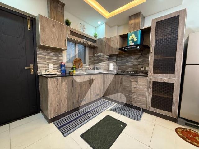 Luxury 1 Bedroom Attached Bath Tv Lounge Kitchen Under Ground Car Parking 1 Bed Fully Furnished Apartment Available for Rent Capital Residencia