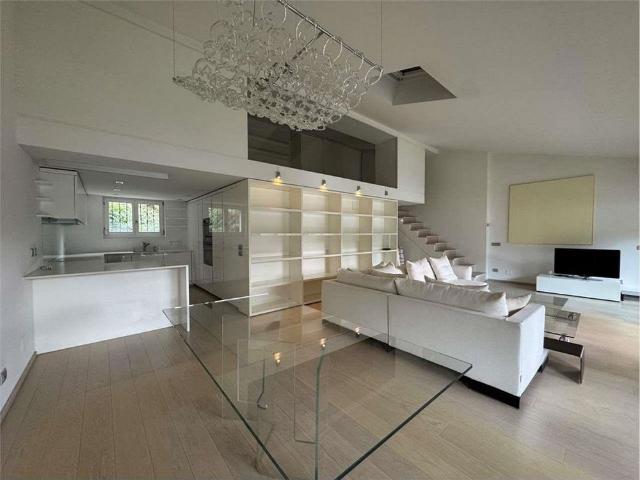 Luxury 2.5 duplex apartment with lake view in Morcote
