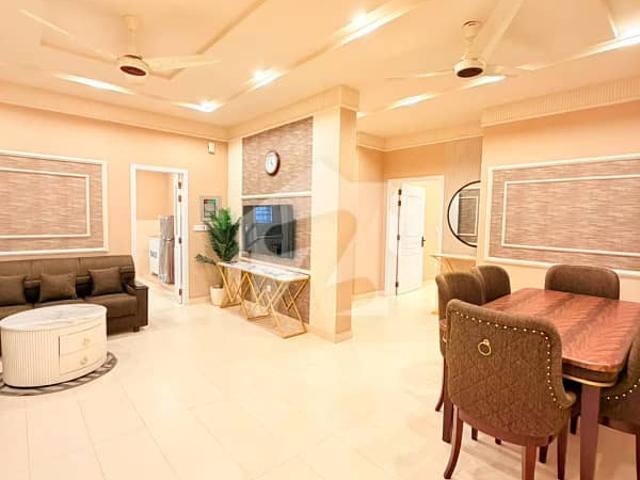 Luxury 2 Bed Fully Furnished Apartment With Parking In DHA Phase 8 5 Minutes From Airport