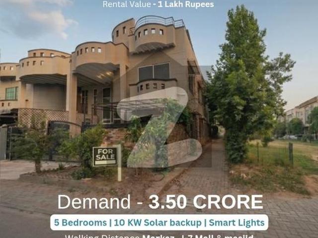 Luxury Corner Park Facing House For Sale In D 17 Islamabad D 17