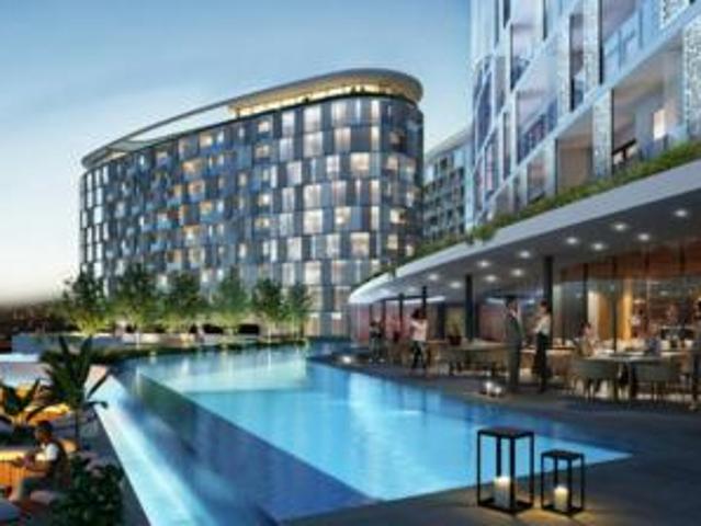 luxury furnished one bedroom ground.