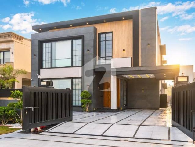 Facing Park Side 1 Kanal Modern House In DHA Phase 7 With Furnished Interior