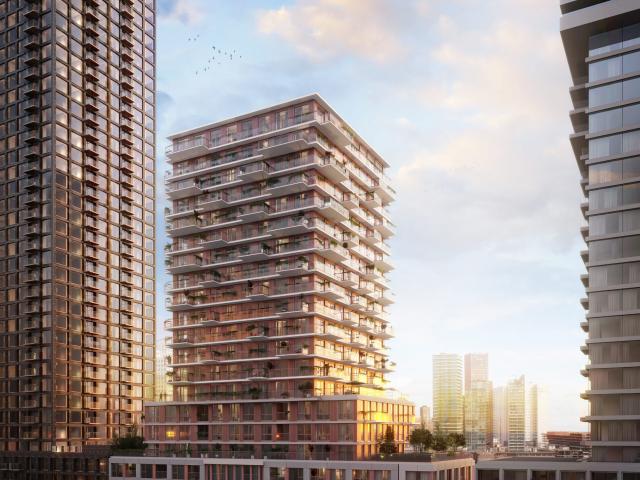 Luxury semi furnished one bedroom apartment 50m2 with balcony in the heart of Rotterdam