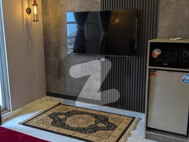 Luxury studio furnished apartment available for rent Gulberg Greens