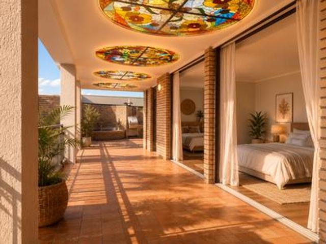 luxury penthouse living with beautif.