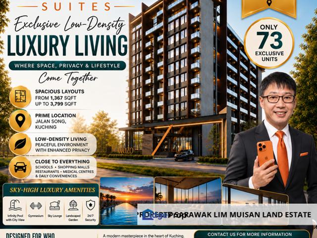 Luxury WOZO Suites at Jalan Song in Kuching | Exclusive Low Density Luxury Living | Apartment