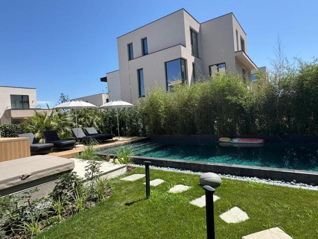 luxury villa with pool & forest views | pipera area