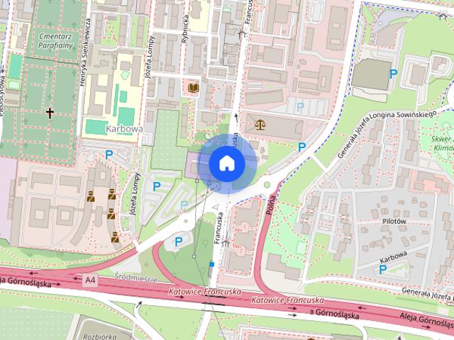LUX 2 pokoje przy Muchowcu Atal Francuska Park, ul. Francuska 92