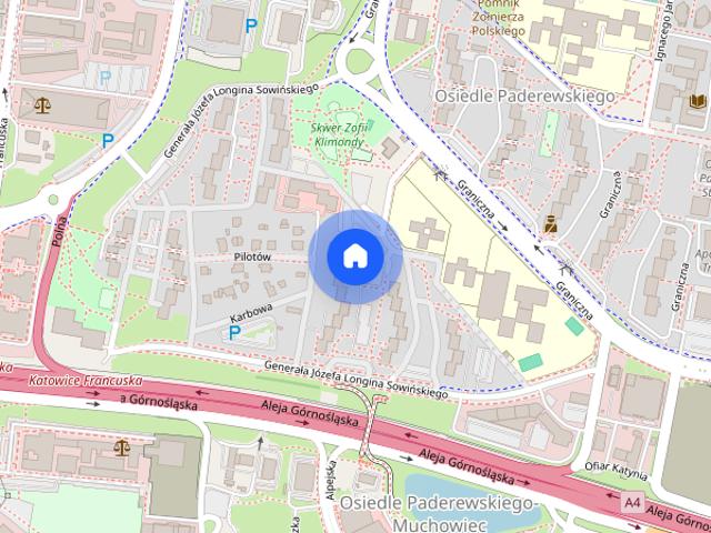 Lux apartament z balkonem Katowice Paderewskiego
