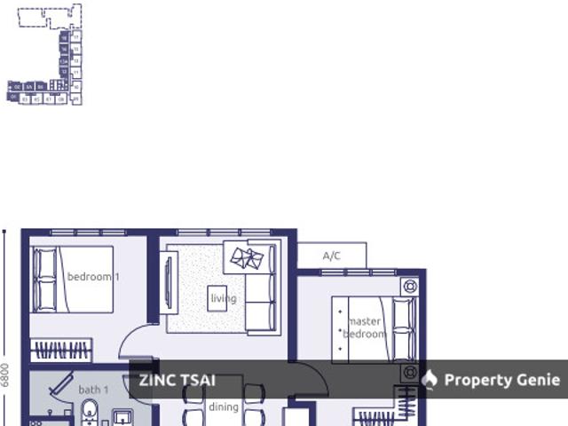 LUX @ Meta city {Save RM 70,300} 8 mins drive to MRT Putra Permai Station