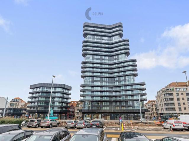 Luxe nieuwbouwappartement met zeezicht in Heldentoren, Kn.
