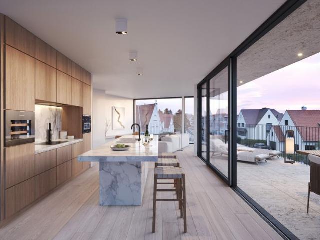 Luxe dakappartement met daktuin en zwembad vlakbij het Al.