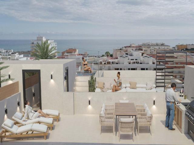 Luz, terraza y Mediterráneo desde tu 4ª planta