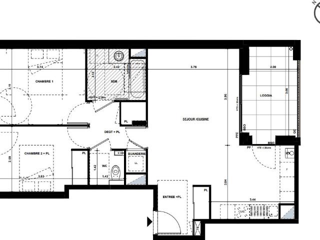 Lyon 1 Vente Appartement 69