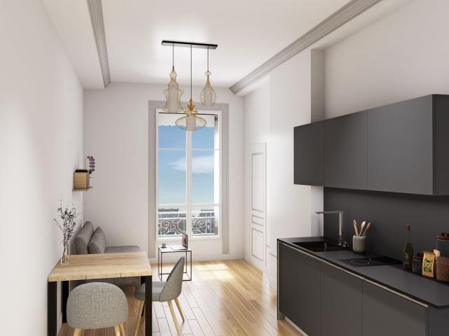 LYON 2 18,39 m2 AINAY STUDIO RENOVE HAUT DE GAMME Lyon