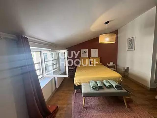 Lyon 2ème 69002 Achat / Vente appartement 1 pièce t1 au dernier étage cave
