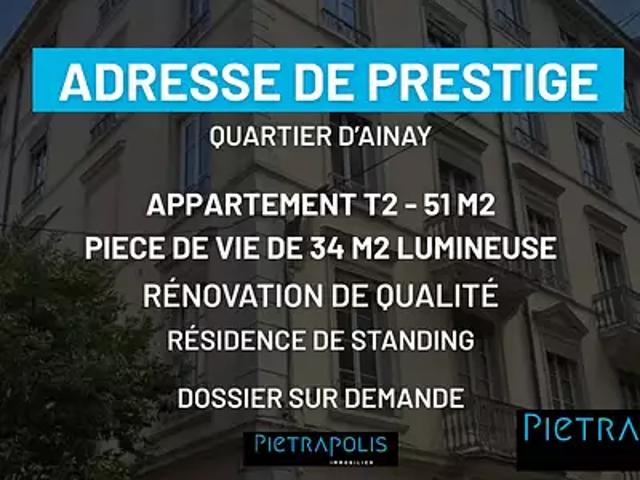 Lyon 2ème 69002 Achat / Vente appartement 2 pièces t2
