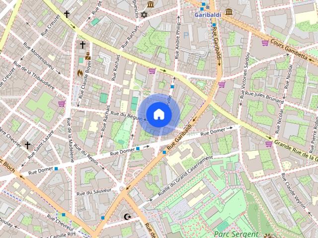 Lyon, 37 rue du Béguin, 69007 Lyon