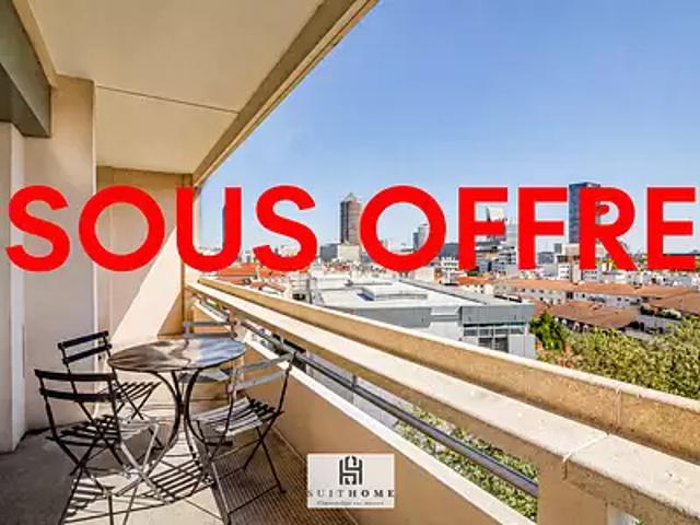 Lyon 3ème 69003 Achat / Vente appartement 4 pièces t4 au dernier étage terrasse