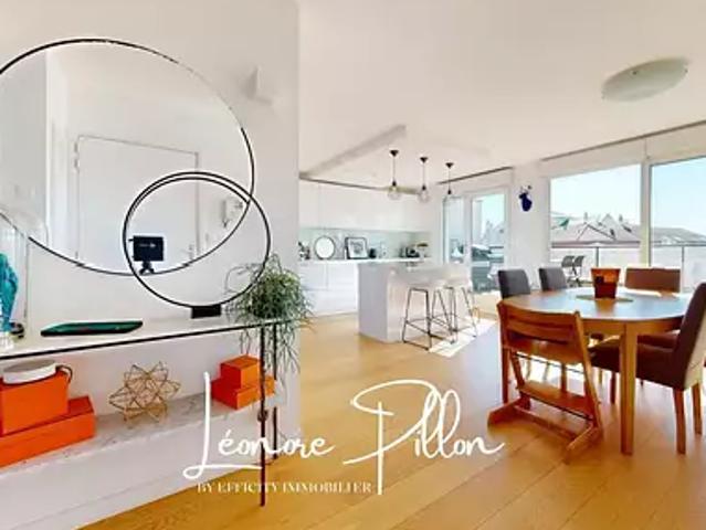 Lyon 3ème 69003 Achat / Vente appartement 4 pièces t4 au dernier étage jardin