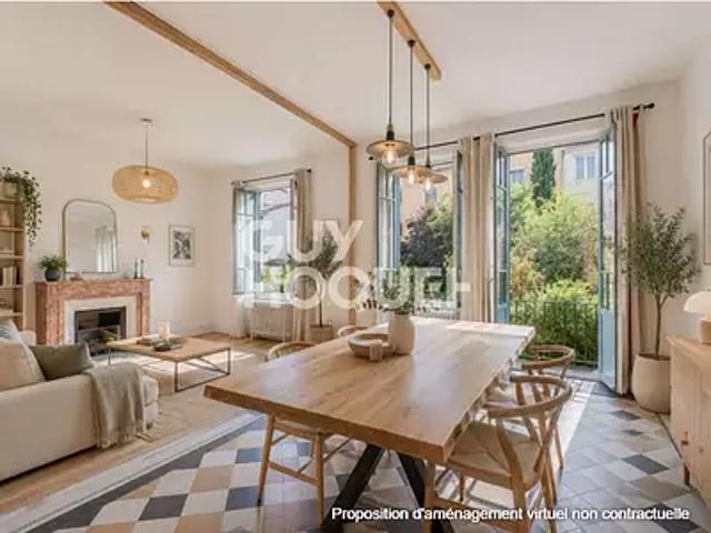 Lyon 4ème 69004 Achat / Vente maison 9 pièces t9 au dernier étage cave