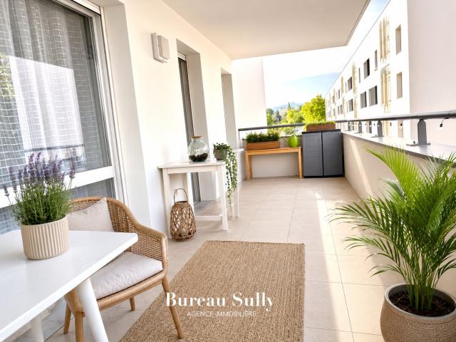 Lyon 69009 Appartement T3 64 m2 terrasse de 14,75 m2 vue dégagée garage résidence 2019