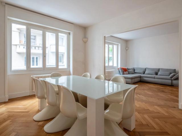 Lyon 6 – Tête d’Or – Appartement de 160,33 m² – 4 chambres – Deux lots réunis – Division possible – Usage mixte