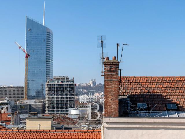 Lyon 6è BROTTEAUX Appartement T5 de 158,26 m² balcon filant et loggia cave et garage en sus