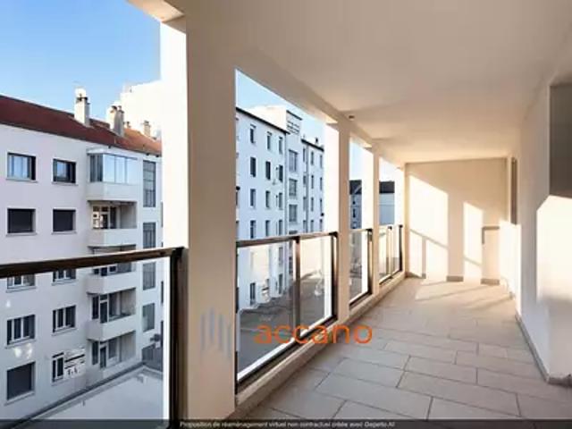 Lyon 7ème 69007 Achat / Vente appartement 4 pièces t4 terrasse