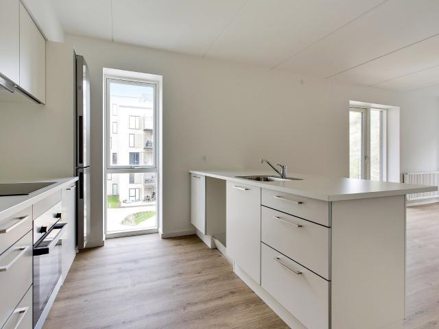 Lys 3 værelses lejlighed med stor altan nær centrum