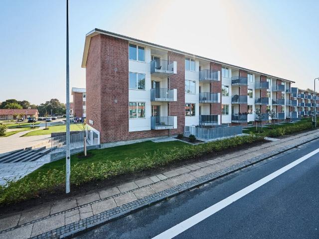 Lys og nyrenoveret lejlighed med altan nær centrum
