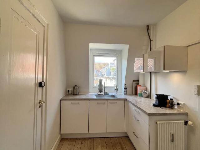 Lys og rummelig penthouse lejlighed i Gentofte