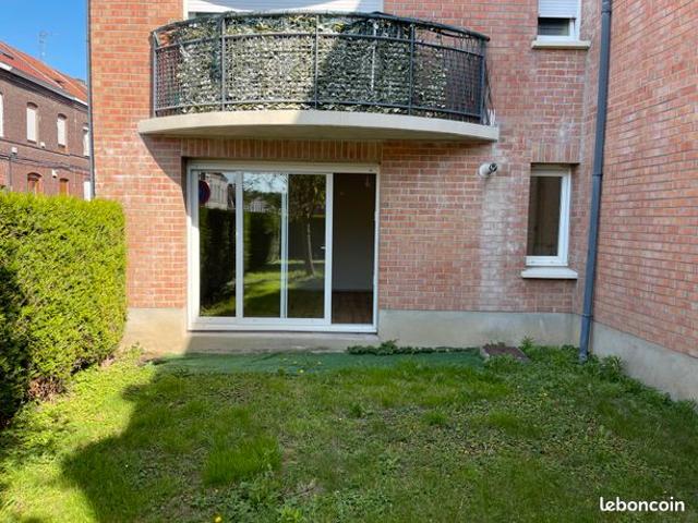 Lys Lez Lannoy Saint Luc appartement type 2 en rez de jardin