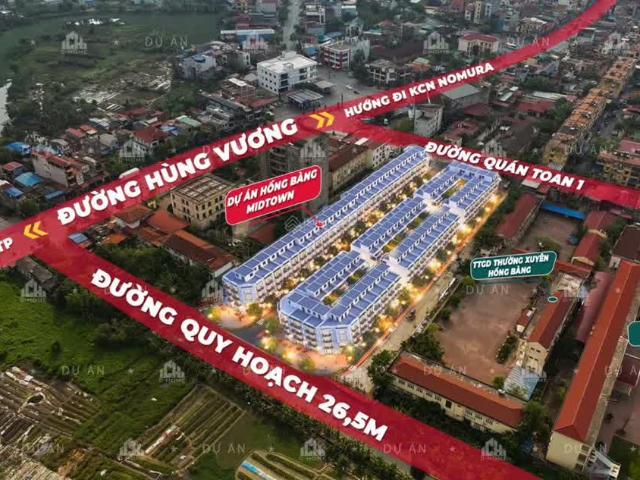 Mở Bán 75 Lô Liền Kề Hồng Bàng Midtown – Trung Tâm Hải Phòng