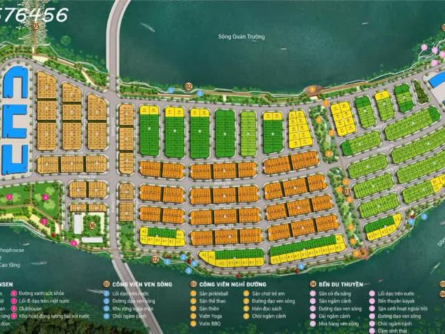 Mở Bán Nhà Ở Liền Kề Ven Sông Tại Khánh Hoà