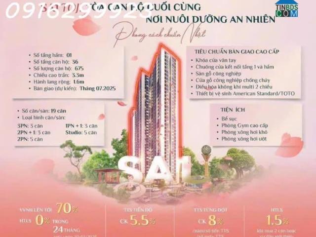 Mở Bán Sa1 Chính Sách Ưu Đãi CK 8,8%gtch + 8%dòng Tiền Liên Hệ Ngay Cập Nhật Bảng Giá 0916 299