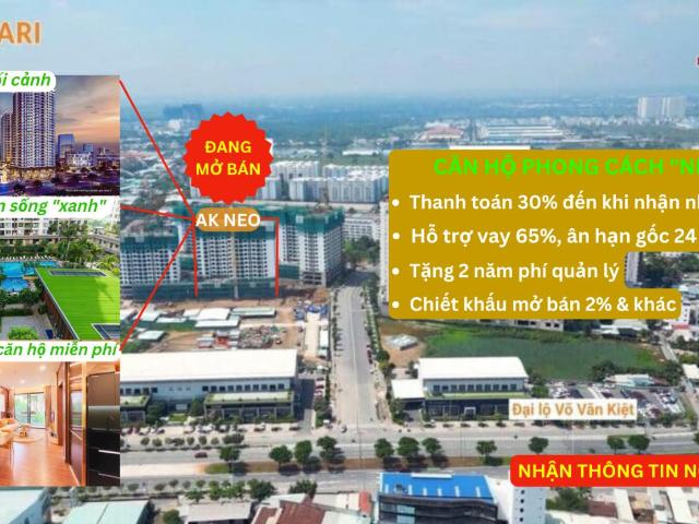 Mở Bán Shophouse, Căn Hộ Akari Cty, Lãi Suất Vay 1%/tháng, CK 7%, Giao 2024