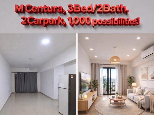 M Centura Condo Sentul 19th Floor Freehold NonBumi 100 Loan