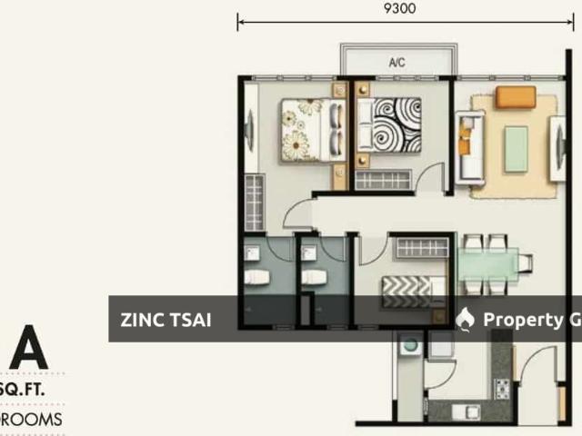 M Vertica {Save RM 45,000} 8 mins walk to MRT Maluri_4 mins drive to Sunway Velocity Mall