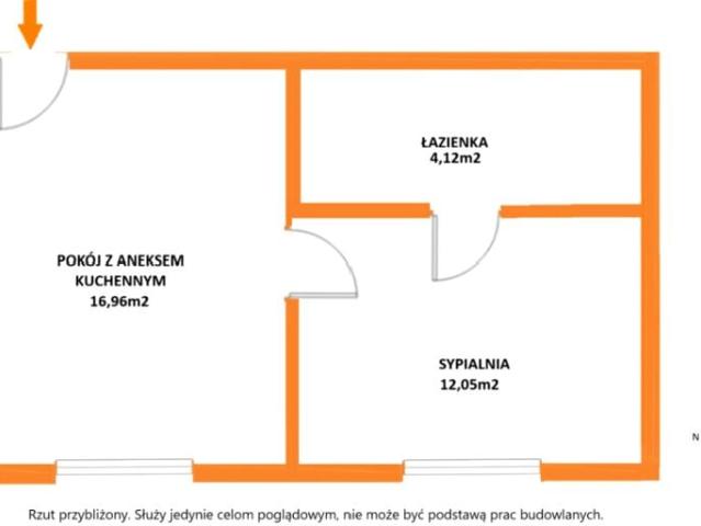 Młynarska 31,90 m², Łódź