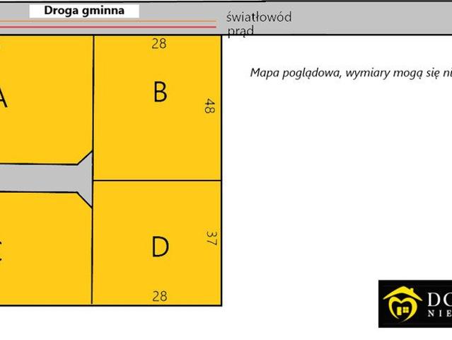 Działki rolne z WZ w Małynce, 1044 m2, las i media