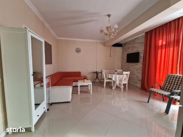 Mamaia Nord 2 camere la 350m de plaja,parcare,mobilat+utilat complet