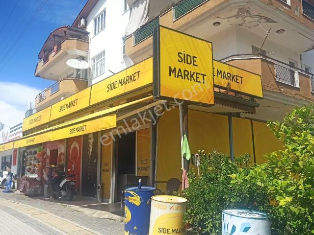 Manavgat Side'de Merkezi Konumda Devren Satılık Market