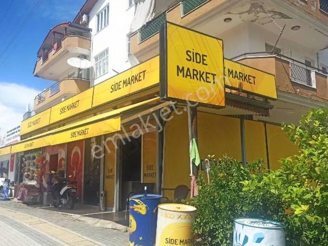 Manavgat Side'de Merkezi Konumda Devren Satılık Market